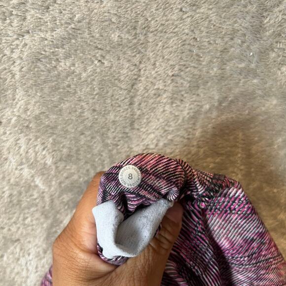 Lululemon Swift Speed High-Rise‎ Tight 28" Dimensional Sonic Pink Multi Sz 8 - Picture 8 of 8
